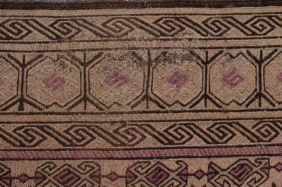 Caucasian Woven Wool Kilim Rug