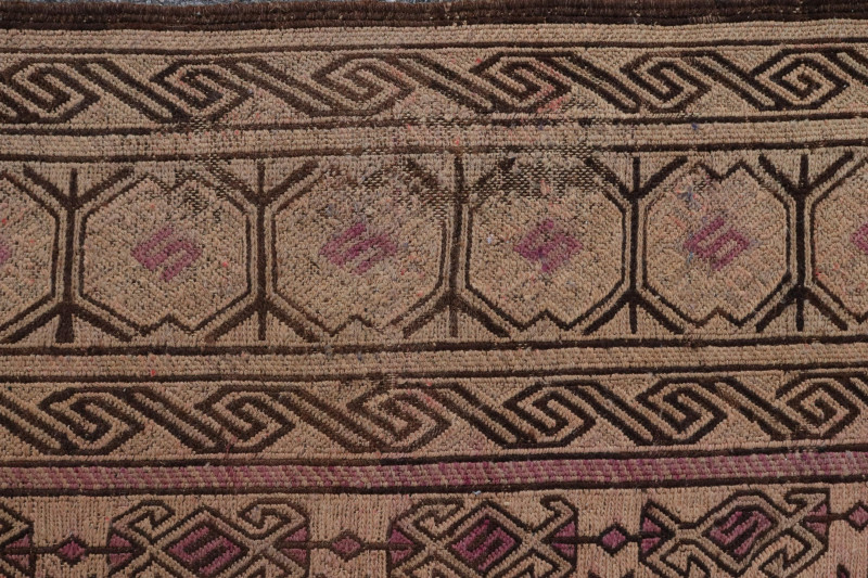 Caucasian Woven Wool Kilim Rug