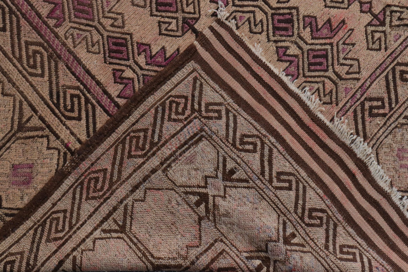 Caucasian Woven Wool Kilim Rug