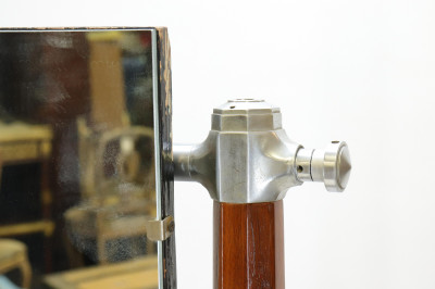 Art Deco Mounted Mahogany Cheval Mirror