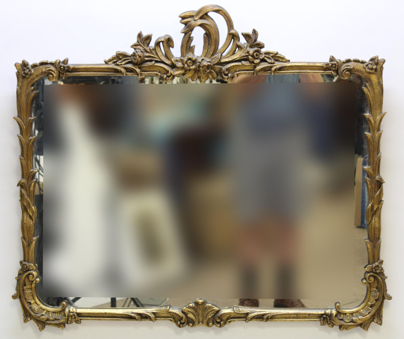 Rococo Style Giltwood Mirror EMid 20th C