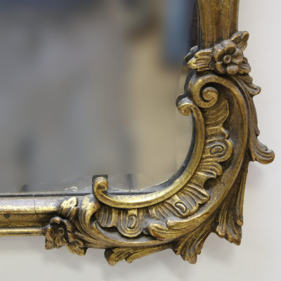 Rococo Style Giltwood Mirror EMid 20th C