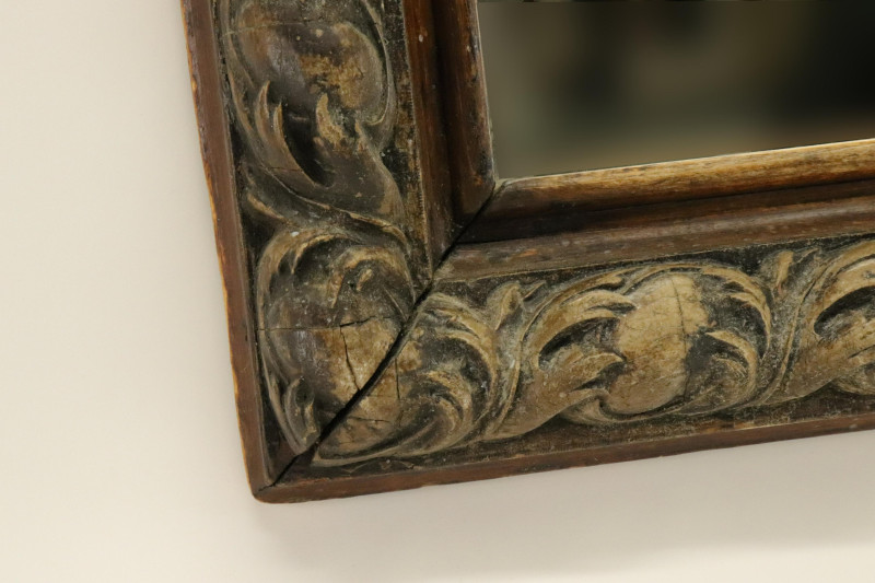 19th C or earlier Continental Wood Carved Frame