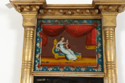 Federal Giltwood Eglomise Mirror James Todd