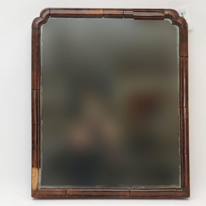 Georgian Mahogany Beveled Mirror