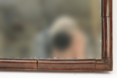 Georgian Mahogany Beveled Mirror