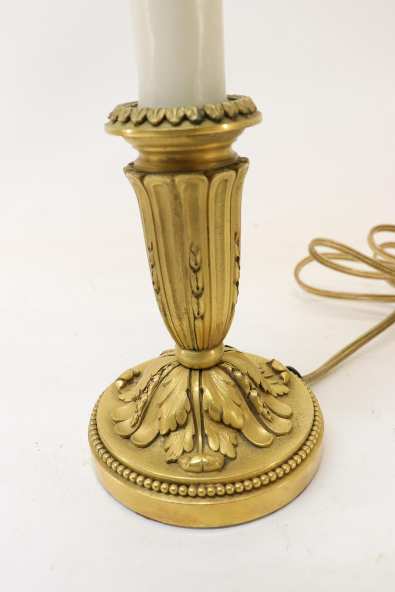 Pr Empire Style Ormolu Candelabra Candlesticks