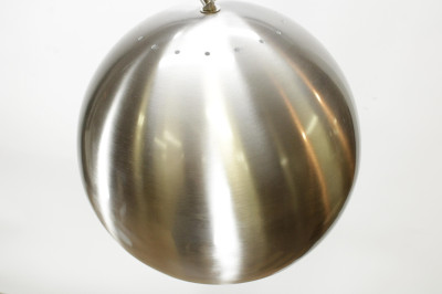 Contemporary Metal Marble Arc Lamp