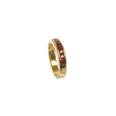 18k Ruby Eternity Band