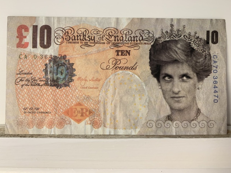 After Banksy DiFaced Tenner