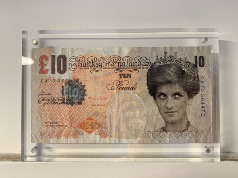 After Banksy DiFaced Tenner