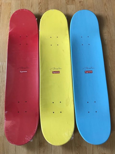 Takashi MurakamiSupreme Triptych Skate Decks