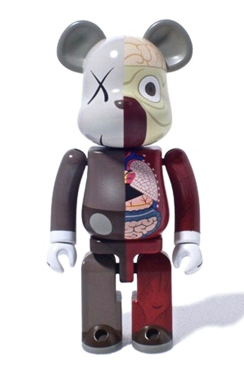 KAWS Bearbrick Dissected Metal Chogokin 200