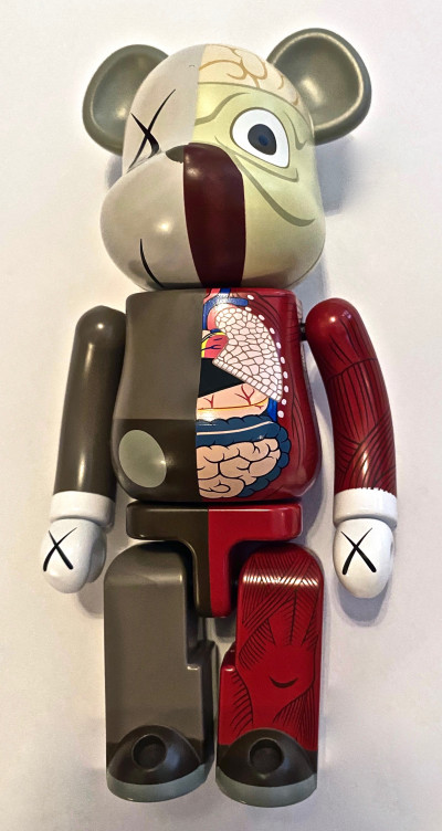 KAWS Bearbrick Dissected Metal Chogokin 200