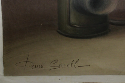 Dario Caselli Books with Vase