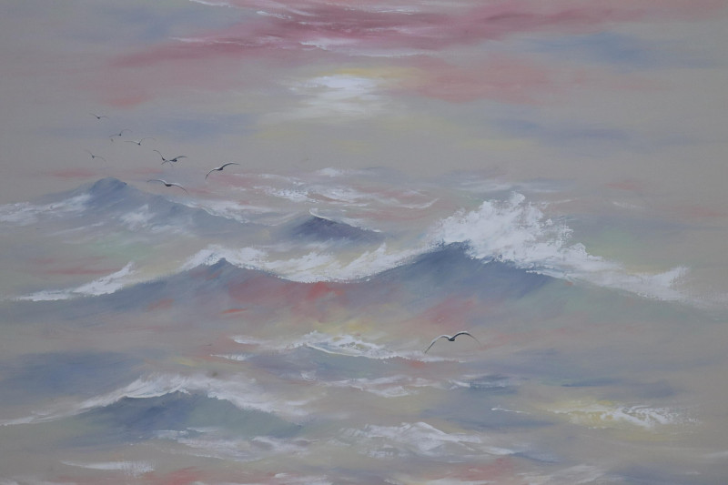 Lee Reynolds Crashing Waves O/C