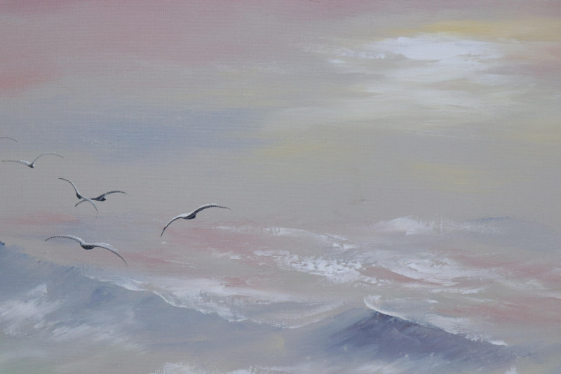 Lee Reynolds Crashing Waves O/C