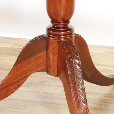 Georgian Style Plum Pudding Mahogany Dining Table