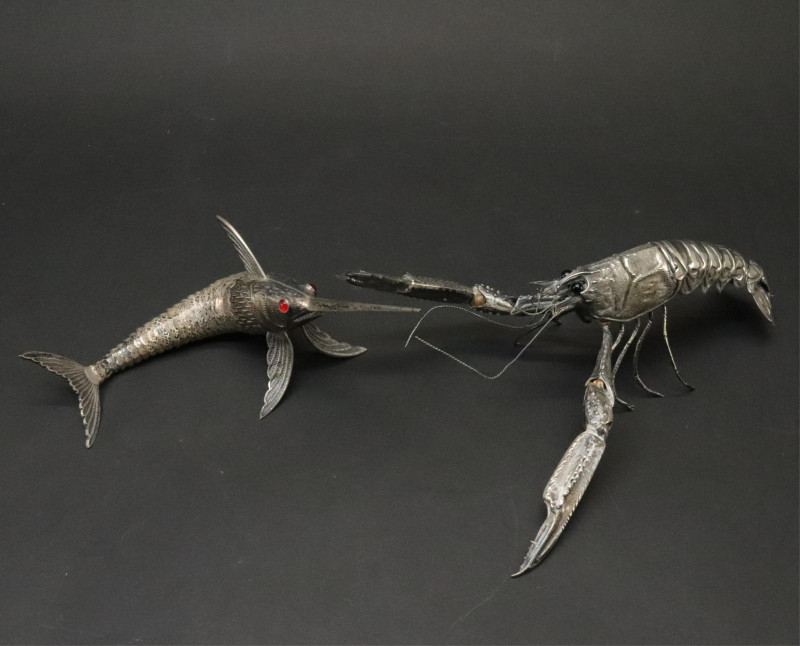 Spanish Silver Articulated Prawn Swordfish