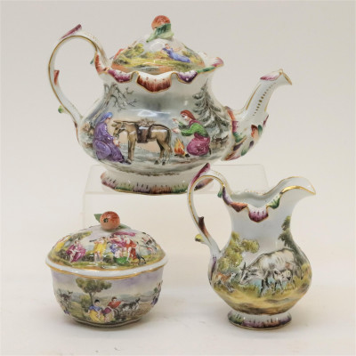 Capo Di Monte Tea Set Dresden Bavarian