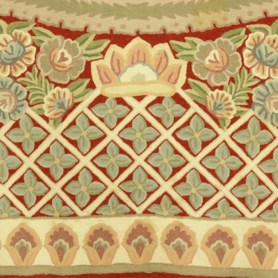 Needlework Handmade Wool Rug India 8&apos; x 9&apos; 6&apos;