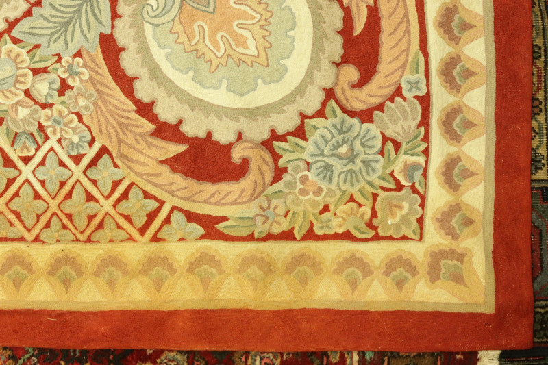 Needlework Handmade Wool Rug India 8&apos; x 9&apos; 6&apos;