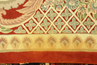 Needlework Handmade Wool Rug India 8&apos; x 9&apos; 6&apos;