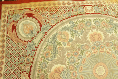 Needlework Handmade Wool Rug India 8&apos; x 9&apos; 6&apos;