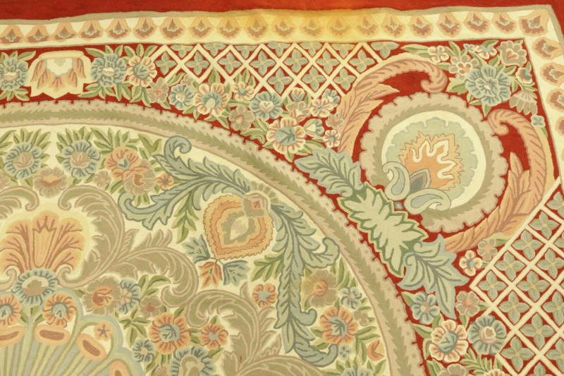 Needlework Handmade Wool Rug India 8&apos; x 9&apos; 6&apos;