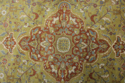 Pair Agrippa Kerman Style Wool Pile Rugs 6 x 9