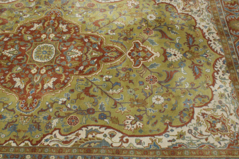 Pair Agrippa Kerman Style Wool Pile Rugs 6 x 9