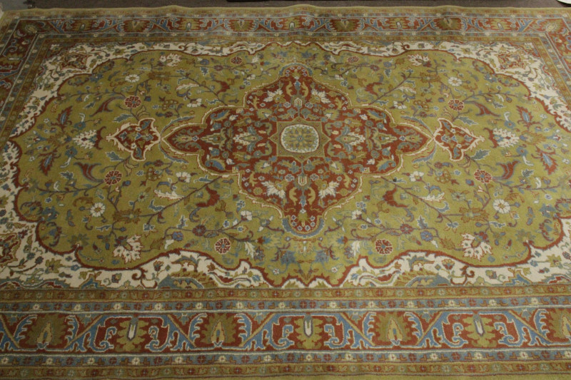 Pair Agrippa Kerman Style Wool Pile Rugs 6 x 9