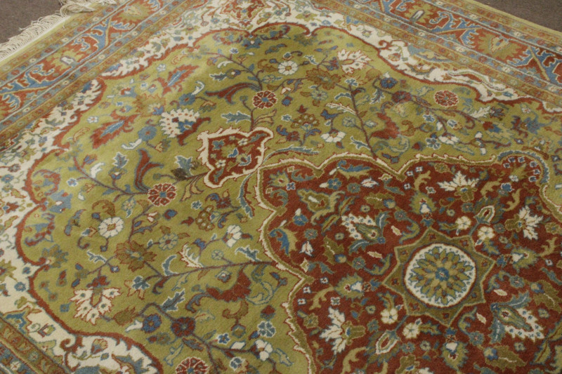 Pair Agrippa Kerman Style Wool Pile Rugs 6 x 9