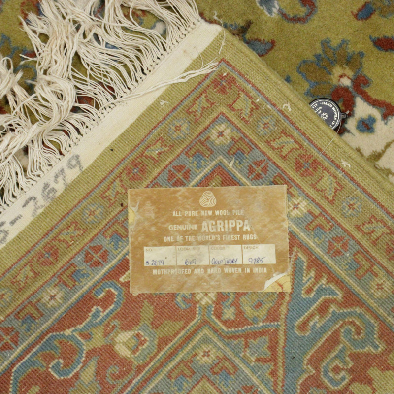 Pair Agrippa Kerman Style Wool Pile Rugs 6 x 9