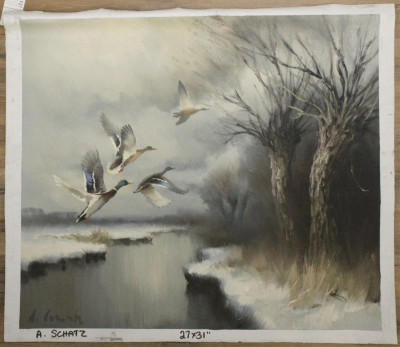 Arnold Schatz Flying Ducks