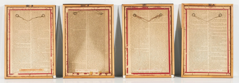 A Collection of 12 Pith Paintings, 19th Century