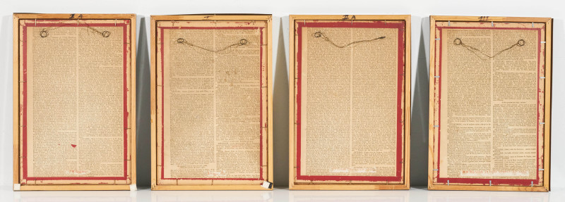 A Collection of 12 Pith Paintings, 19th Century