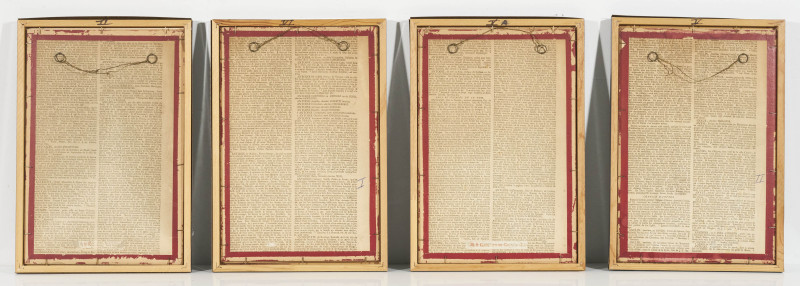 A Collection of 12 Pith Paintings, 19th Century