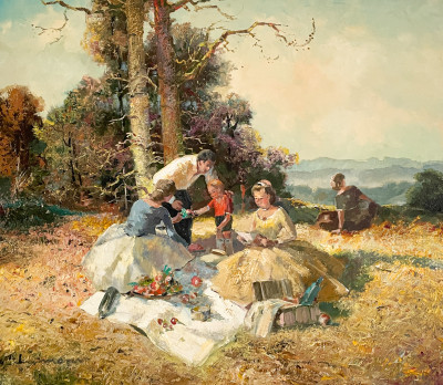 Ludwig Gschossmann - Horse and Carriage and Picnic (2)