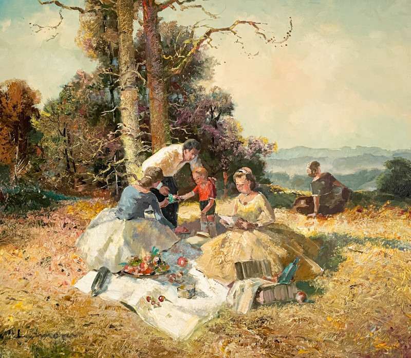 Ludwig Gschossmann - Horse and Carriage and Picnic (2)