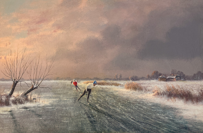 J.L. van der Meide - Speed Skating Scenes (3)