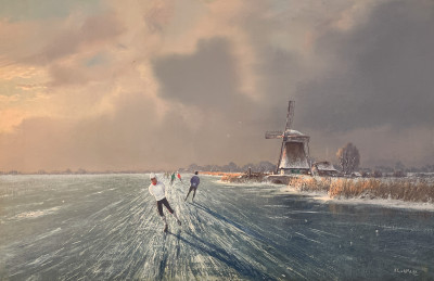 J.L. van der Meide - Speed Skating Scenes (3)