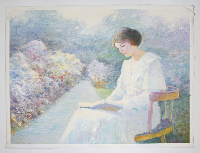 Law Kwok Keung - Moment of Serenity in the Garden