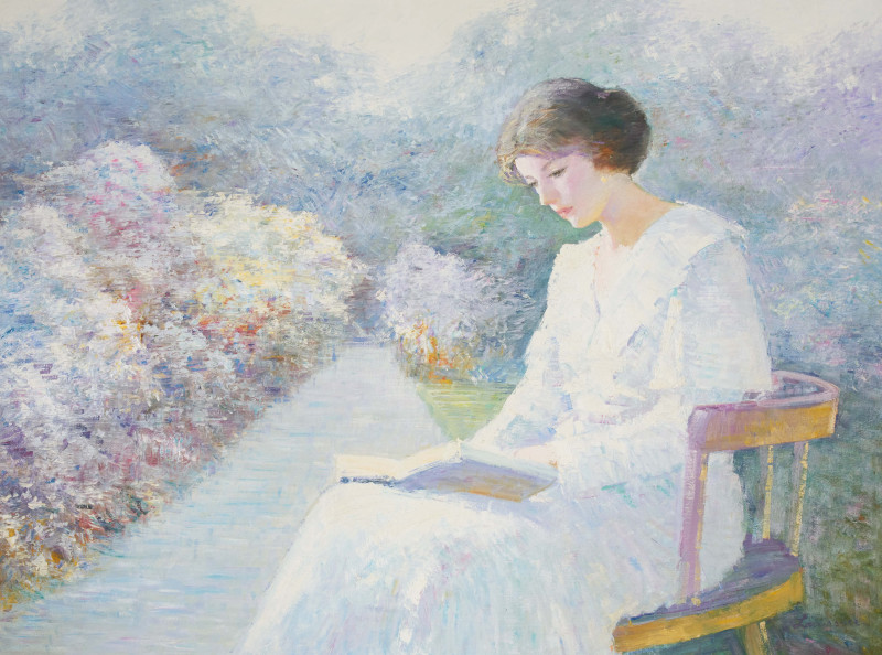 Law Kwok Keung - Moment of Serenity in the Garden