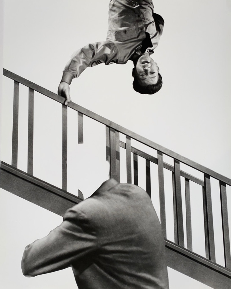 John Baldessari Stairway Coat and Person
