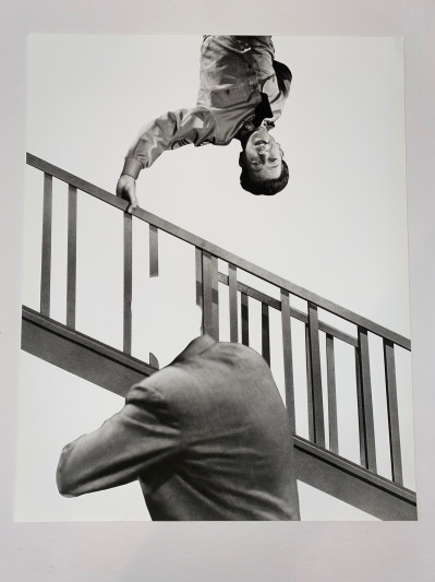 John Baldessari Stairway Coat and Person