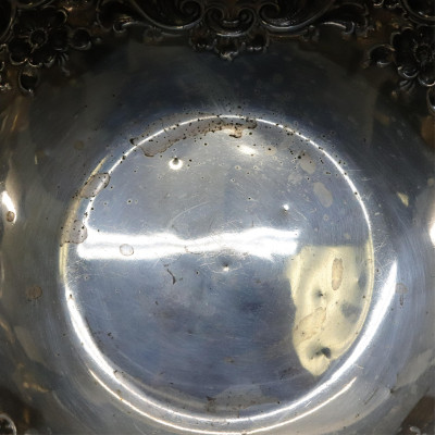 Black Starr Frost Sterling Silver Repousse Bowl