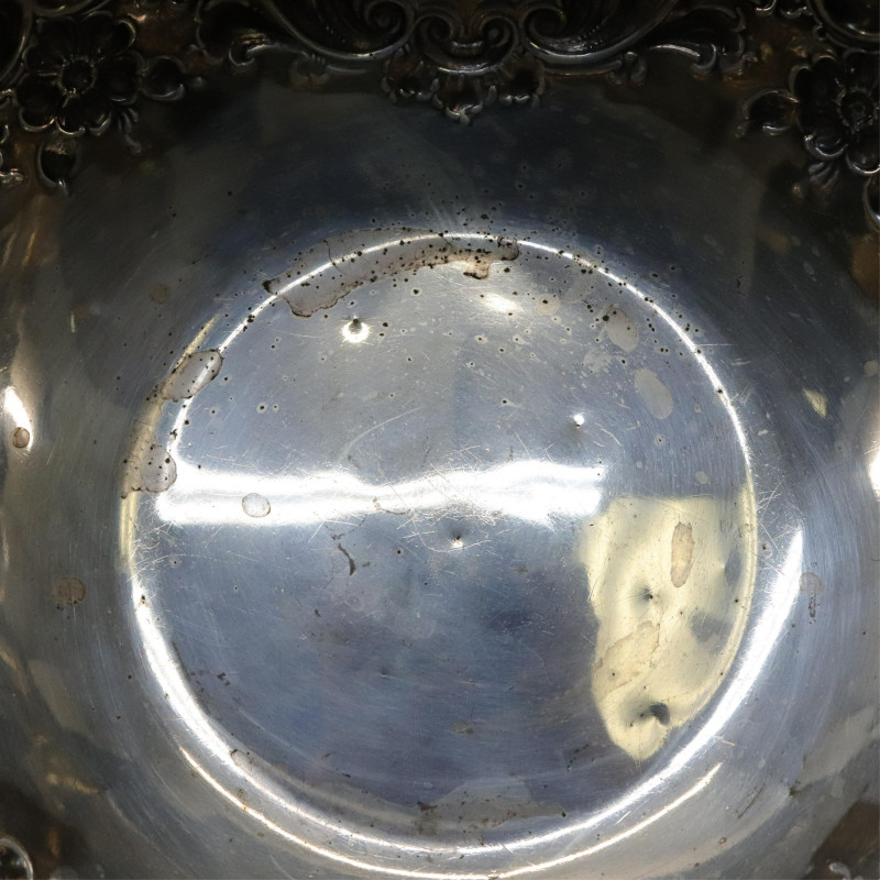 Black Starr Frost Sterling Silver Repousse Bowl
