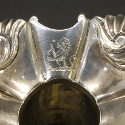 George II Silver Candlestick John Cafe 1755
