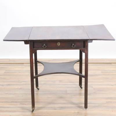 George III Mahogany Pembroke Table 18th C